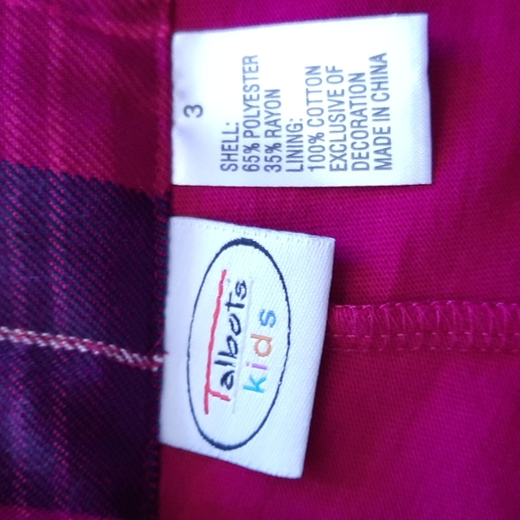 Talbot's Kids Plaid Skirts Sz 3 one has tag - Picture 3 of 5
